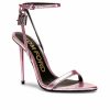 Best * Tom Ford Metallic Padlock Pointy Naked 105 Sandal