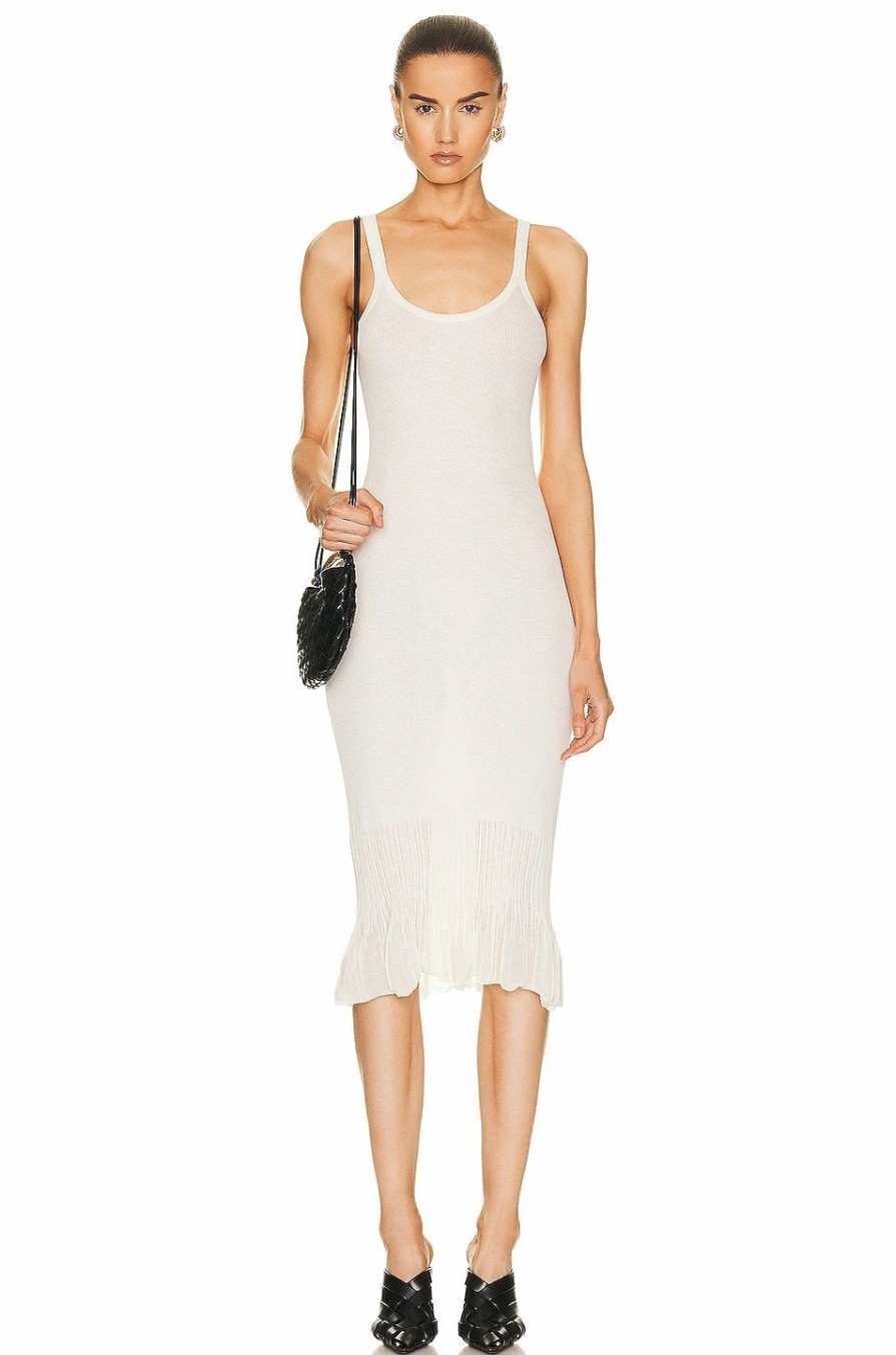 Best * Bottega Veneta Sleeveless Ruffle Dress