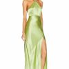 Clearance * Nicholas Ambra Halter Neck Gown