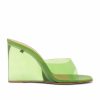 Online * Amina Muaddi Lupita Glass Wedge