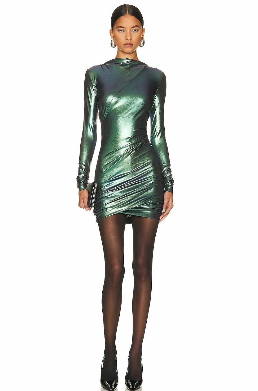 New * Rick Owens Lilies Jade Dress