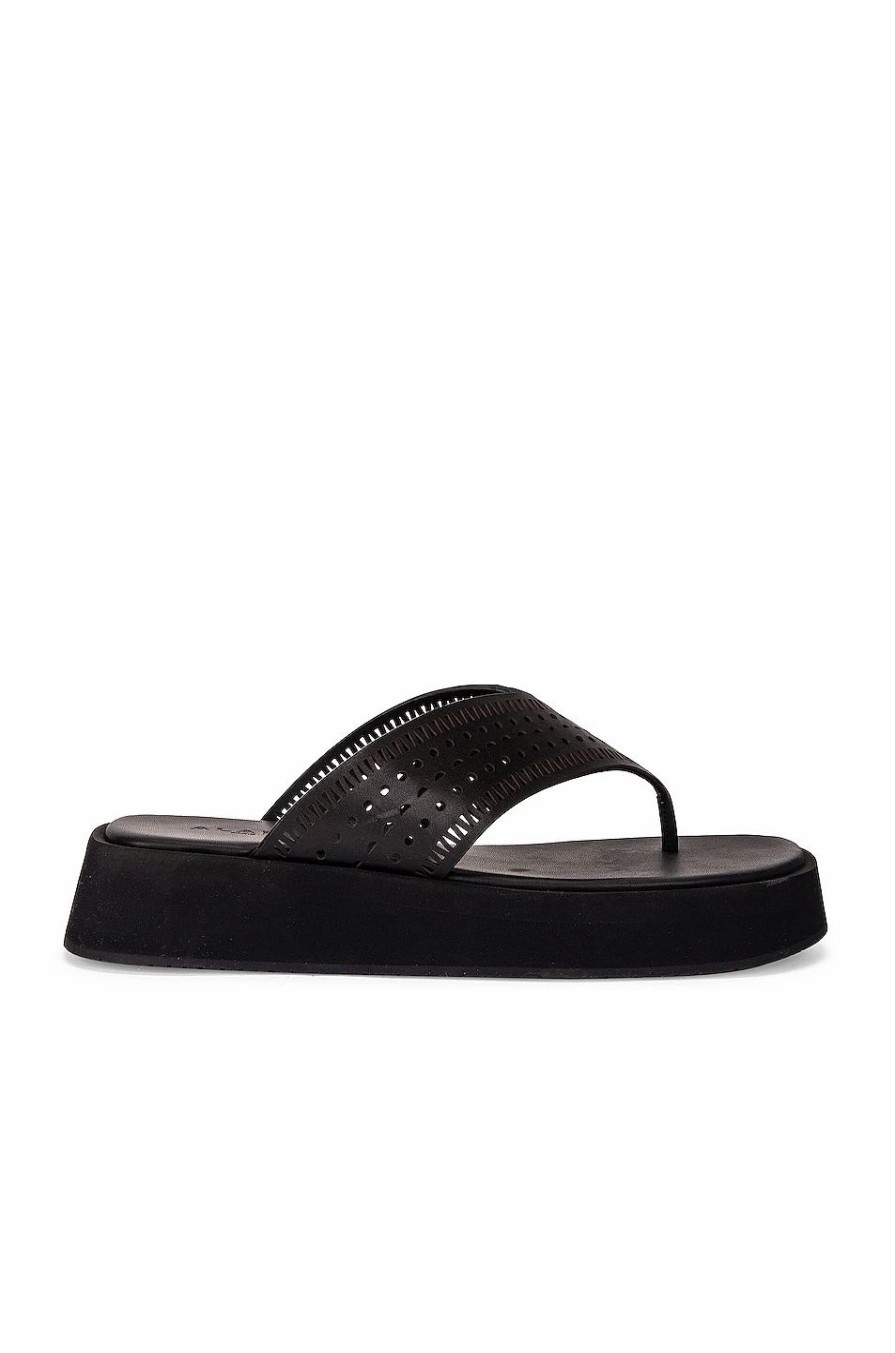 Clearance * Alaia Vienne Plastron Thong Sandals