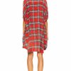 Clearance * R13 Plaid Oversized Boxy Dress