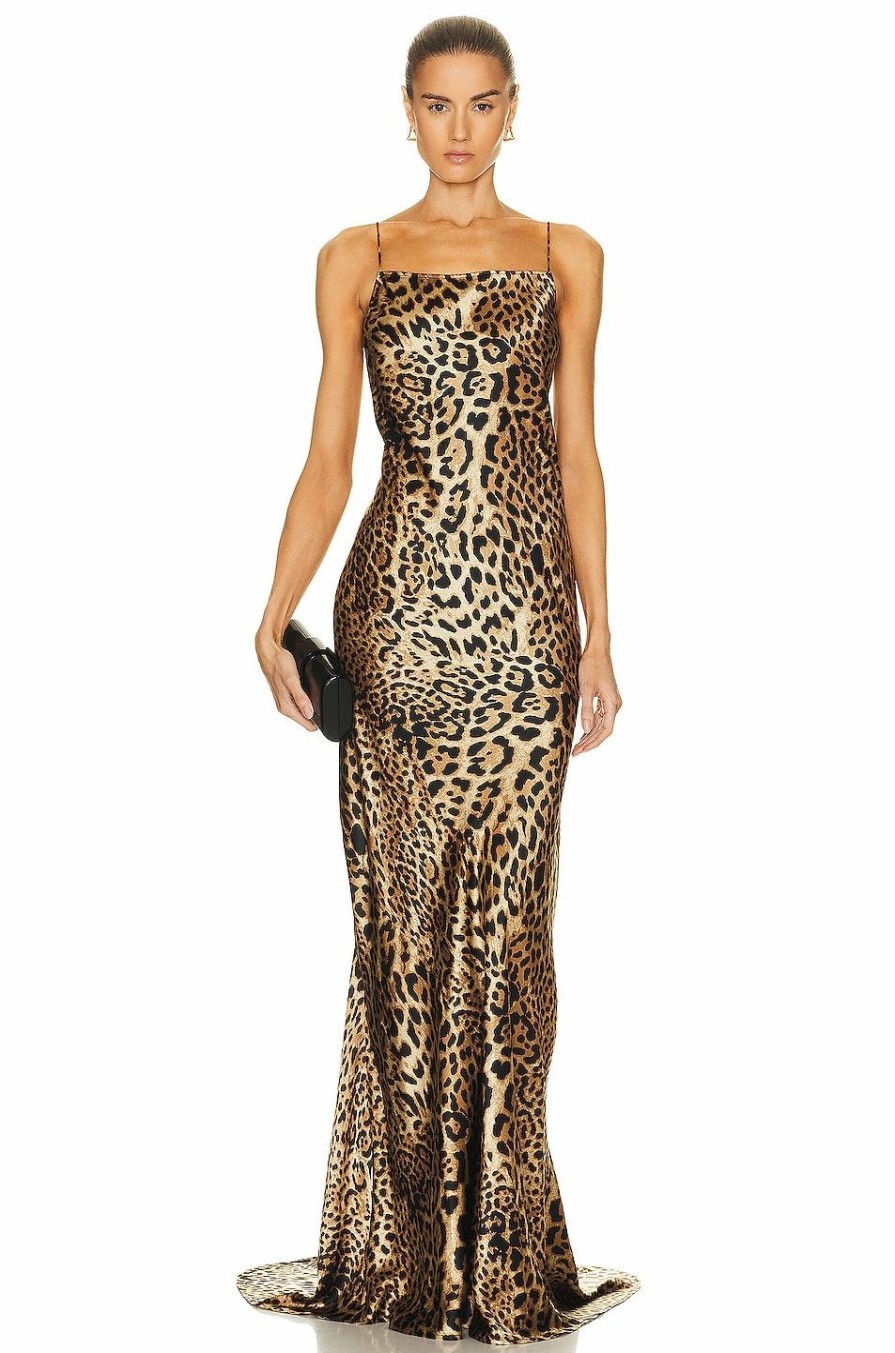 Clearance * Nili Lotan Elizabeth Leopard Gown