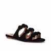 New * Alaia Leather Bombe Sandals