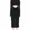 Best * Helmut Lang Scala Square Neck Dress