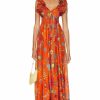 Clearance * Zimmermann Ginger Frill Midi Dress