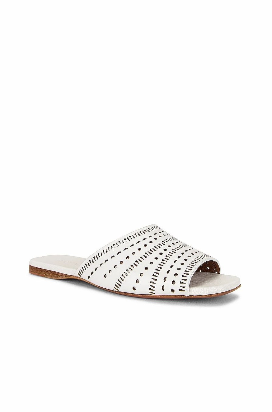 Best * Alaia Vienne Leather Slides