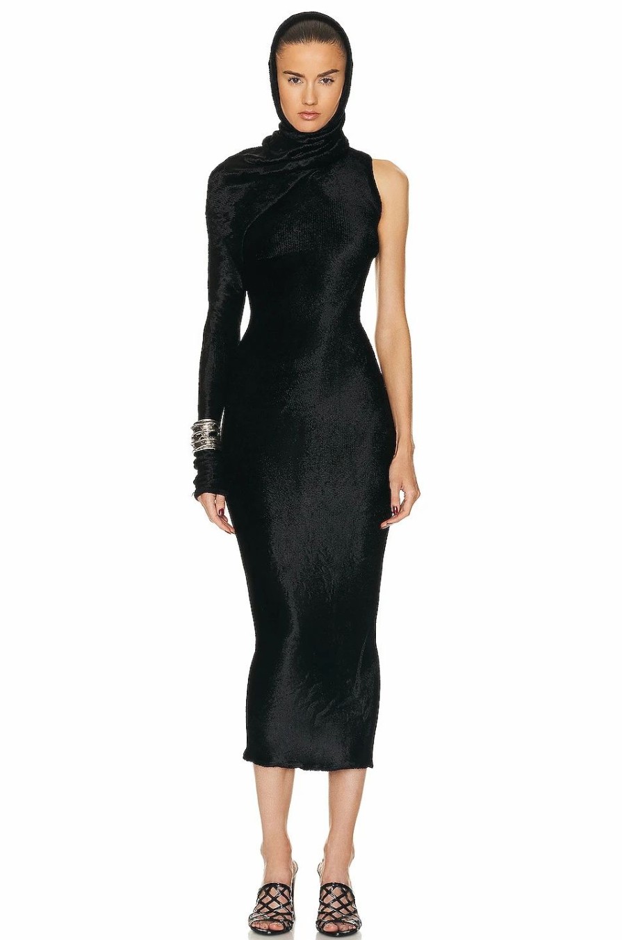 Wholesale * Alaia Hooded One Shoulder Dress