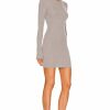 Best * Wardrobe.Nyc Ribbed Long Sleeve Dress Mini