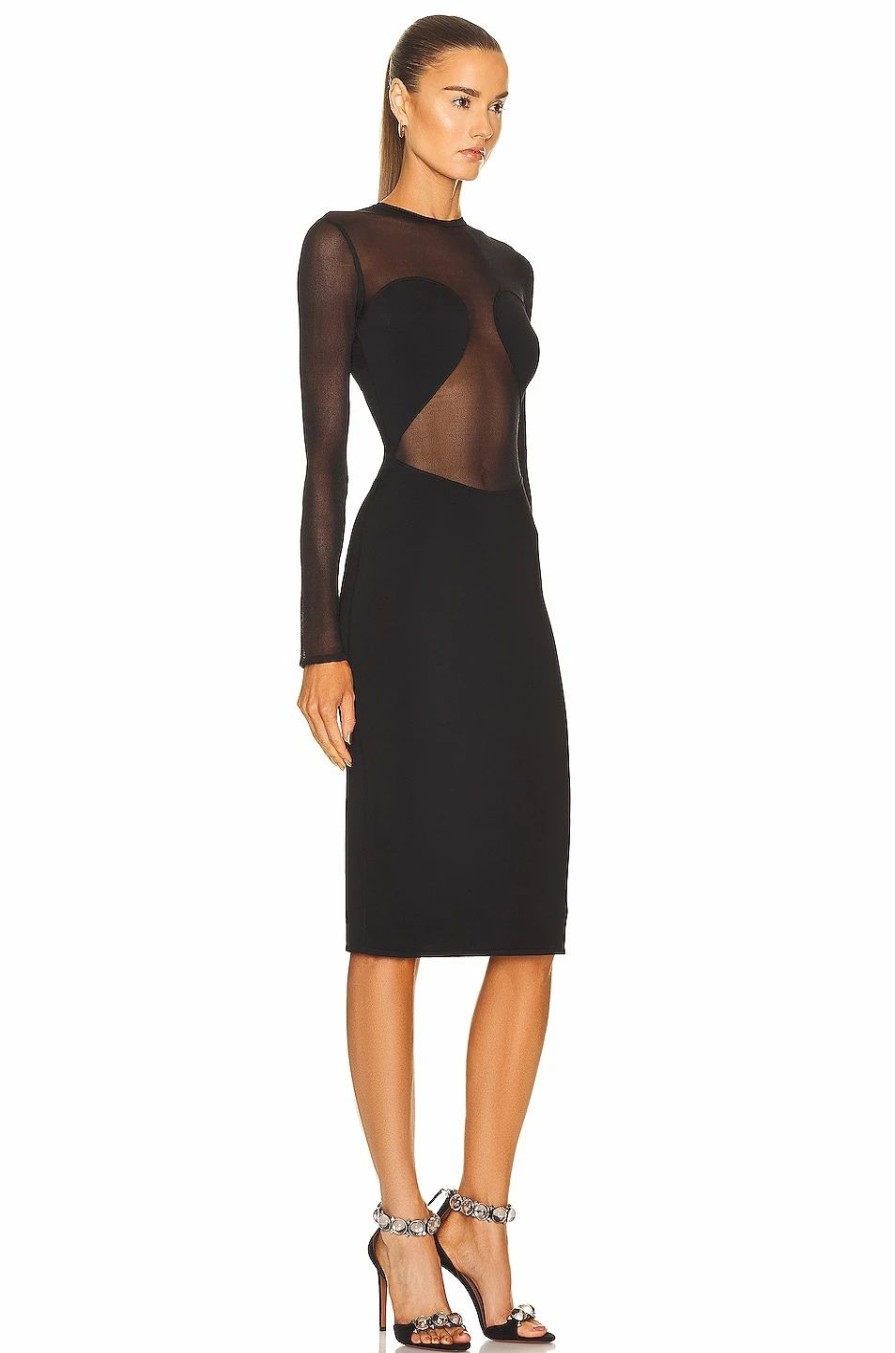 Hot * Alaia Bodysheer Dress