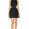 Clearance * Jonathan Simkhai Standard Carlisle Linen Cut Out Mini Dress