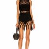 Best * Alaia Fishnet Short Dress