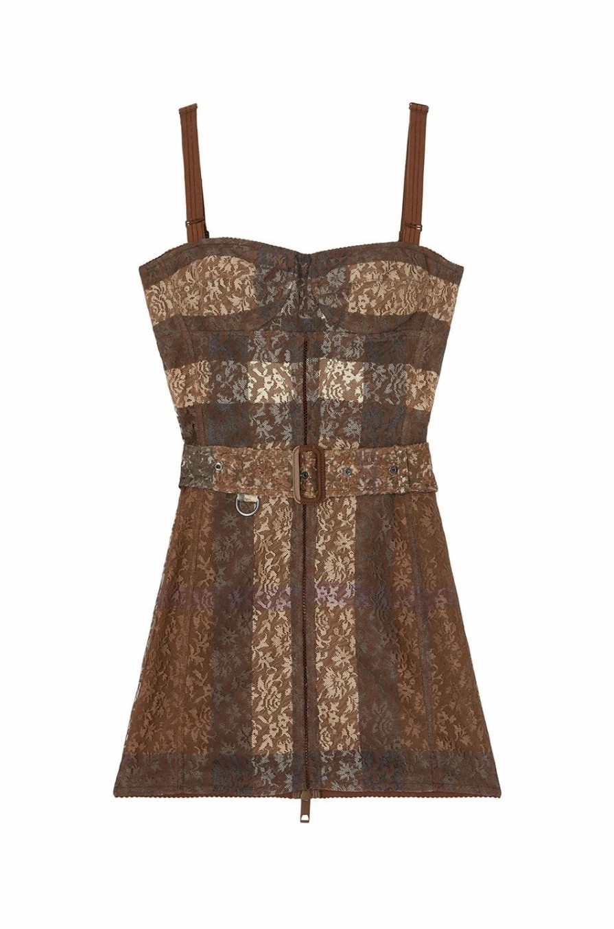 New * Burberry Corset Dress