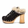 Clearance * Miu Miu Winter Platform Mules