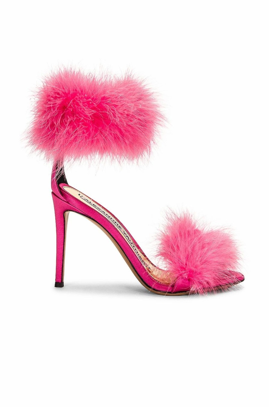 Hot * Alexandre Vauthier Feather 105 Sandal