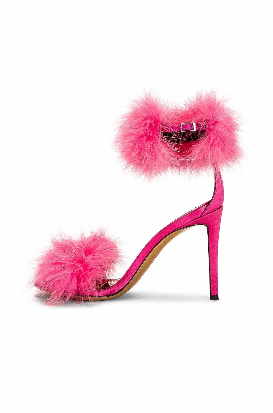 Hot * Alexandre Vauthier Feather 105 Sandal