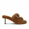 Wholesale * Amina Muaddi Millie Shearling Sandal