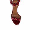 New * Alaia La Bombe Ankle Bracelet Sandals