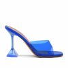 New * Amina Muaddi Lupita Glass Mule