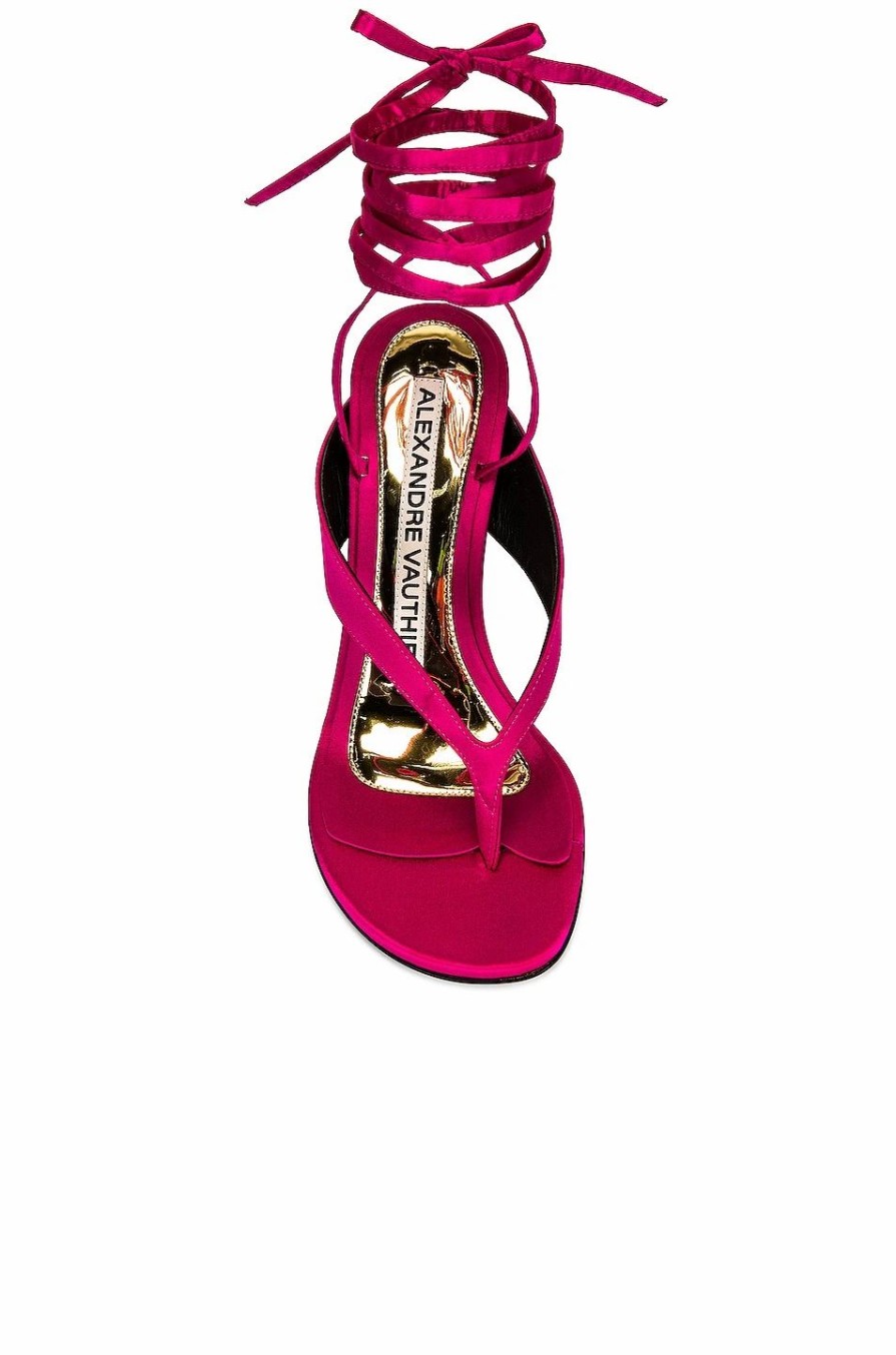 Clearance * Alexandre Vauthier Thong Wrap Sandal