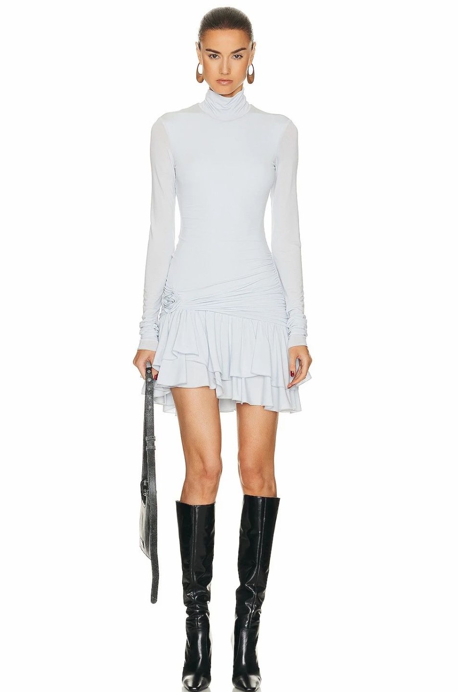 Best * Blumarine Long Sleeve Mini Dress