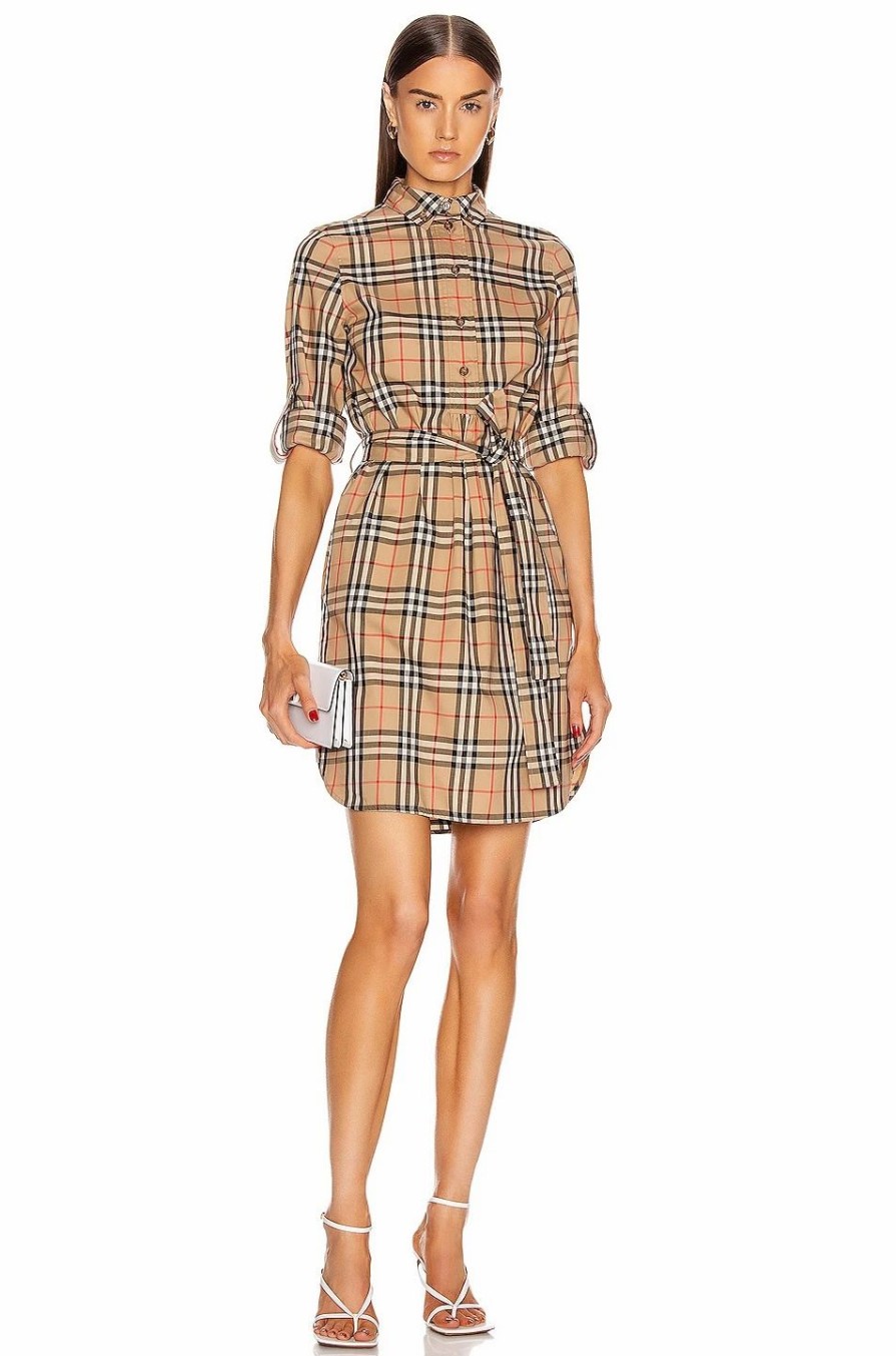 Wholesale * Burberry Long Sleeve Dress