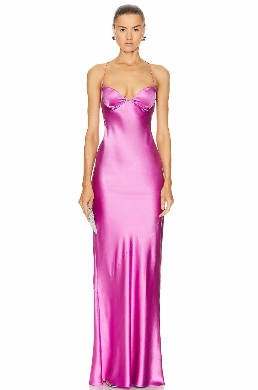 Clearance * Ser.O.Ya Andie Silk Gown