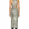 New * Stella Mccartney Ocelot Sequins Print Dress