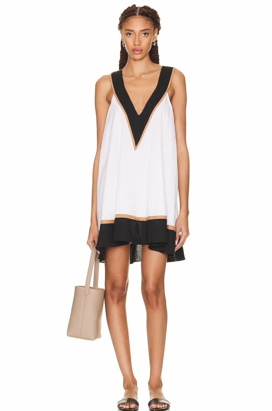 Online * Caroline Constas Sleeveless Cassia Coverup