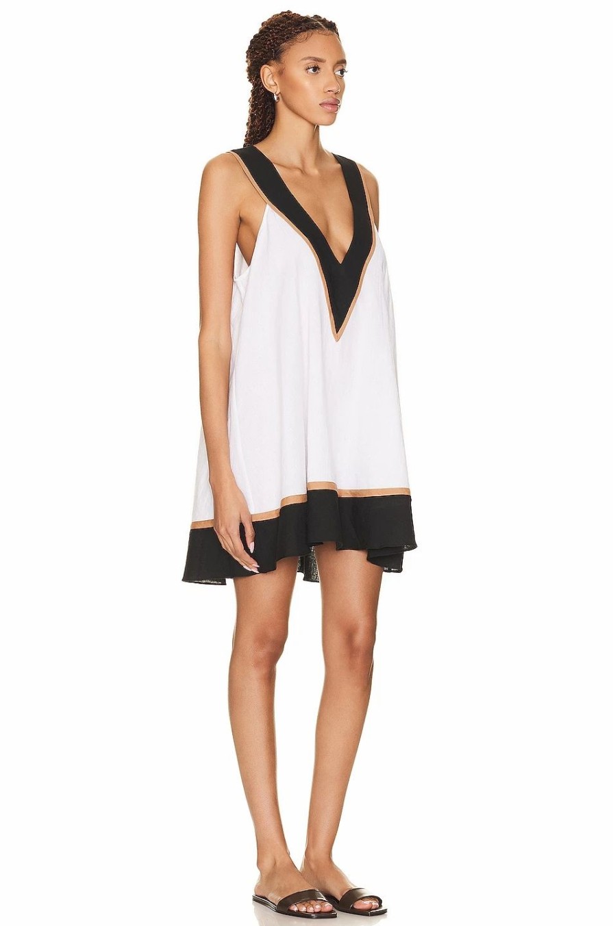 Online * Caroline Constas Sleeveless Cassia Coverup