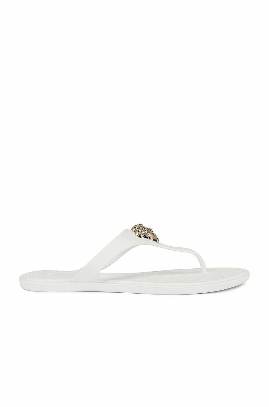 Clearance * Versace Medusa Thong Sandals