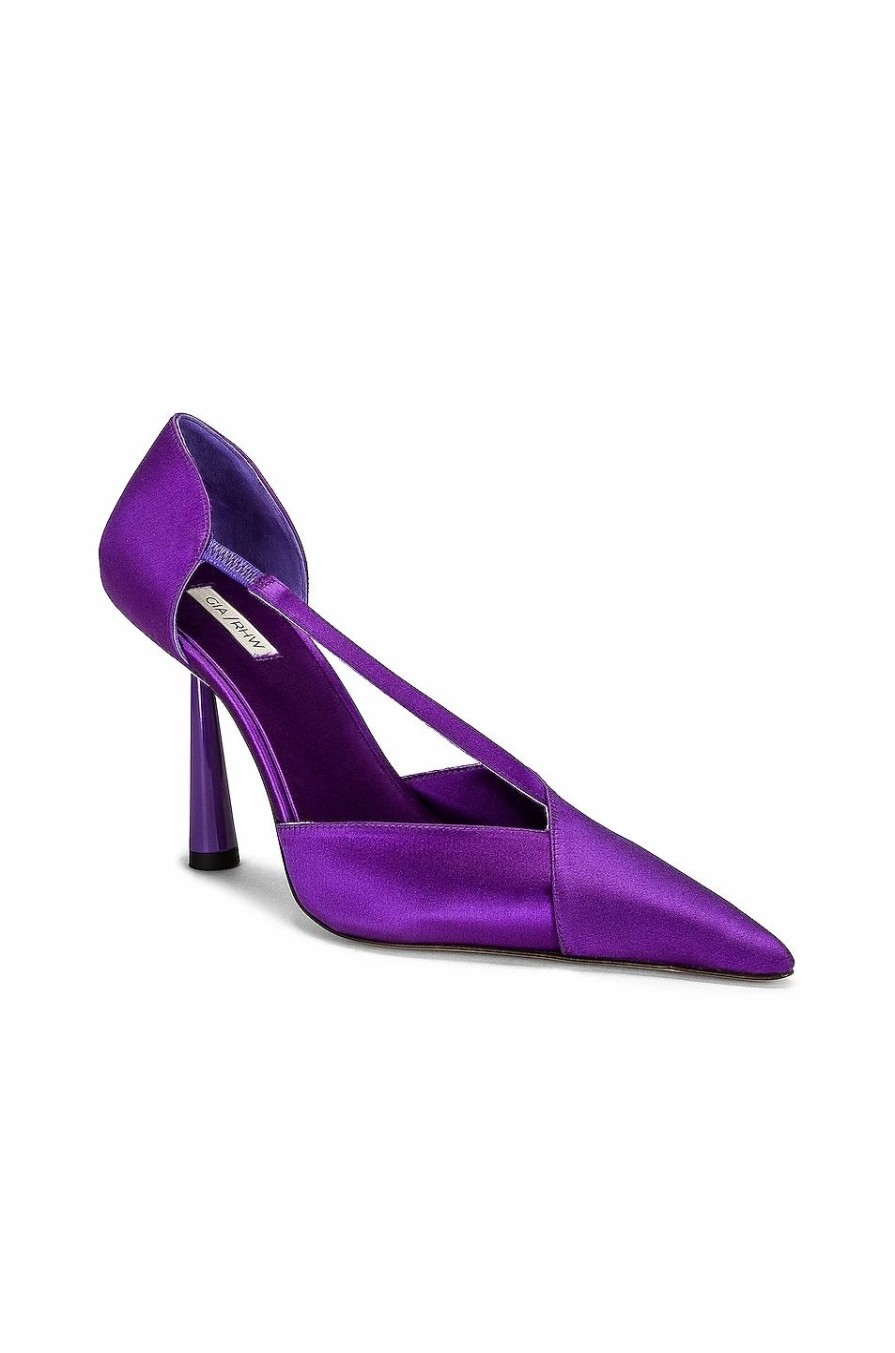 Online * Gia Borghini X Rhw Satin Evening D'Orsay Pump