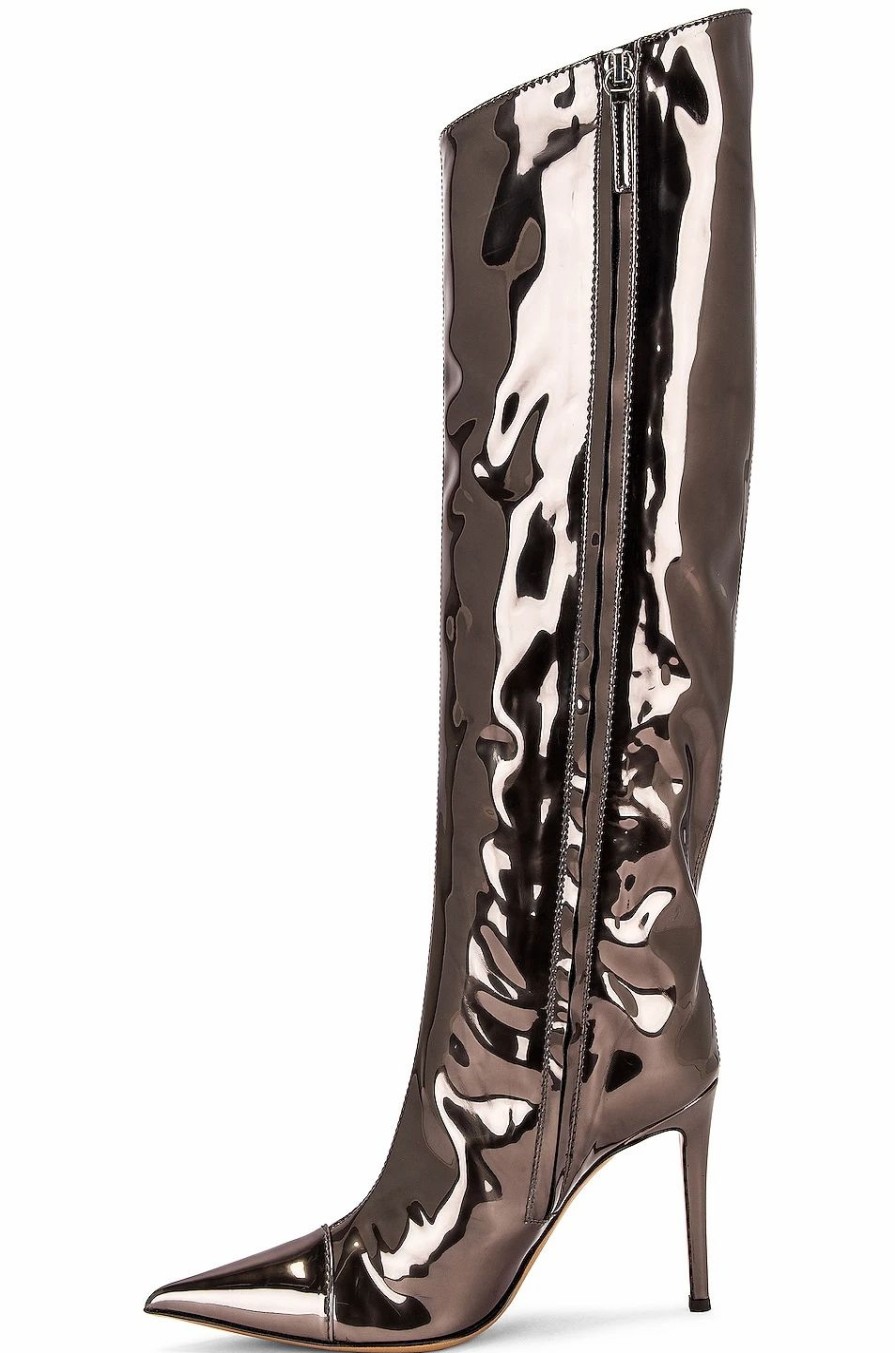 Online * Alexandre Vauthier Metallic Boot