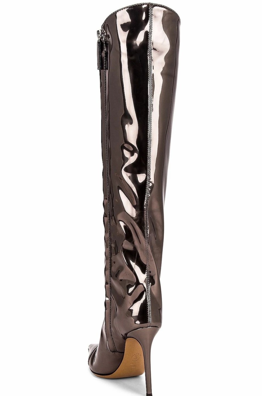 Online * Alexandre Vauthier Metallic Boot