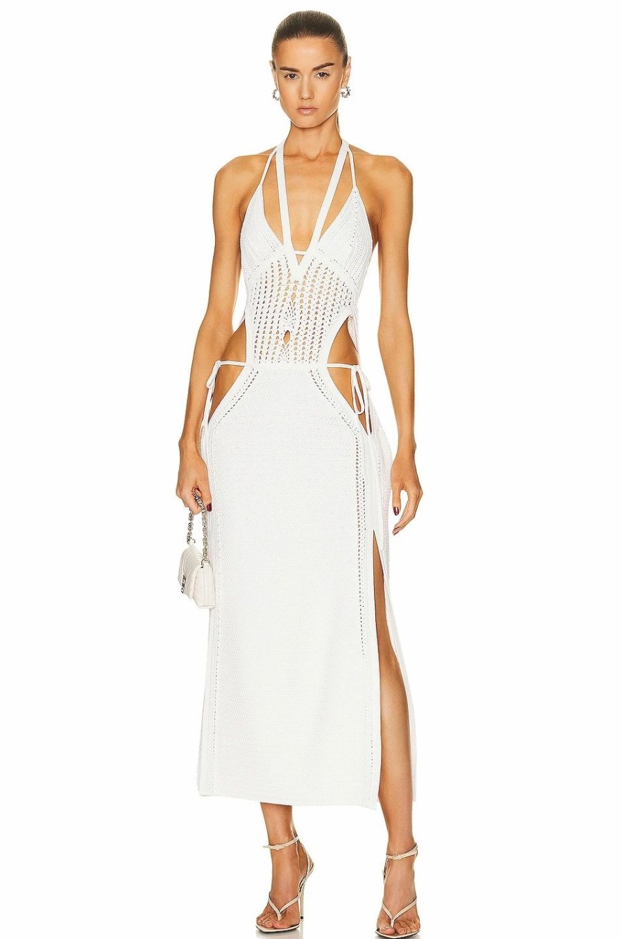 Hot * Dion Lee Crochet Tie Butterfly Dress