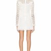 Hot * Simkhai Mccall Cage Crochet Embroidery Mini Dress