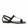 Clearance * Saint Laurent Cassandra Flat Sandals