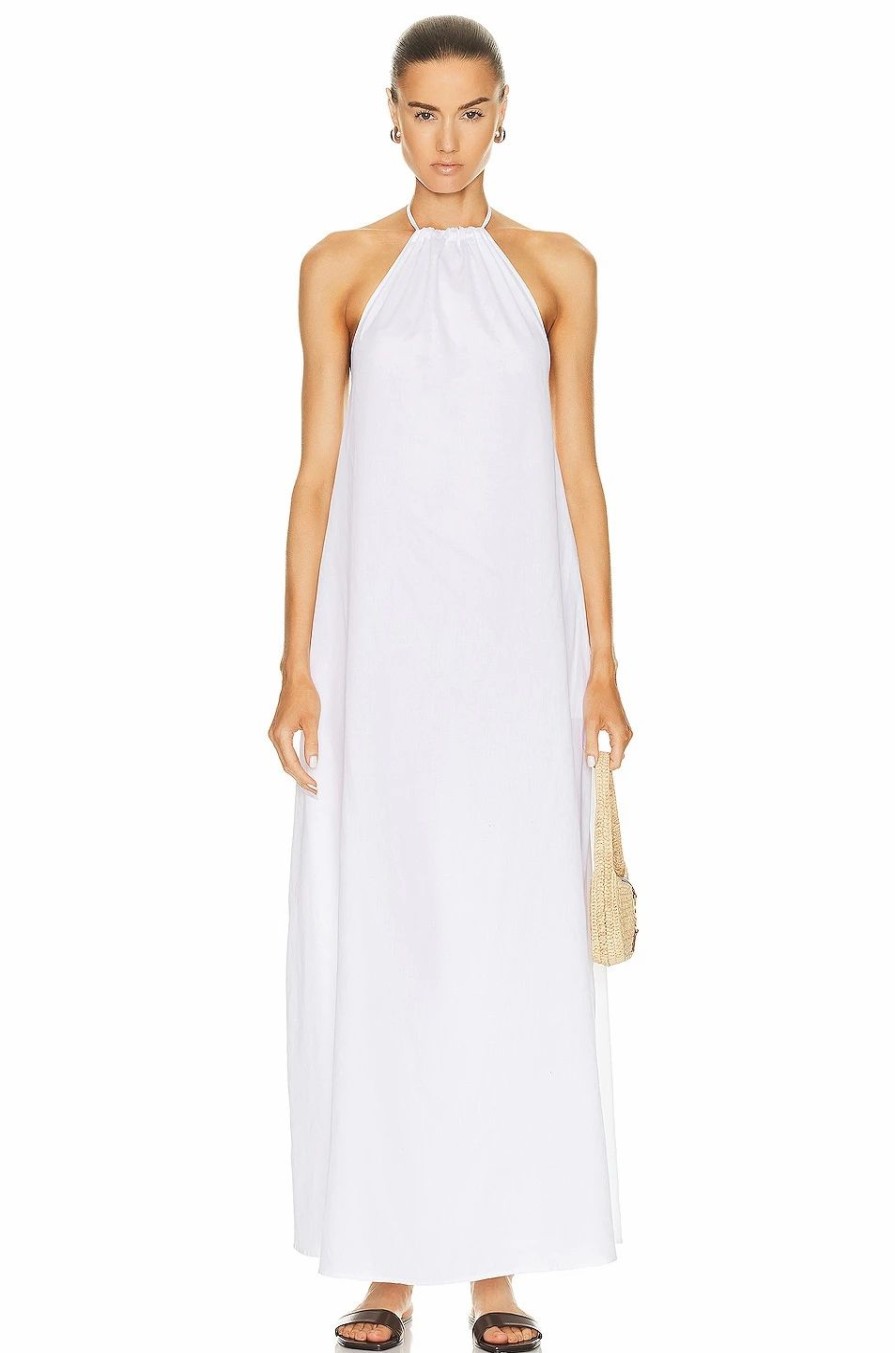 Clearance * Leset Yoko Halter Maxi Dress