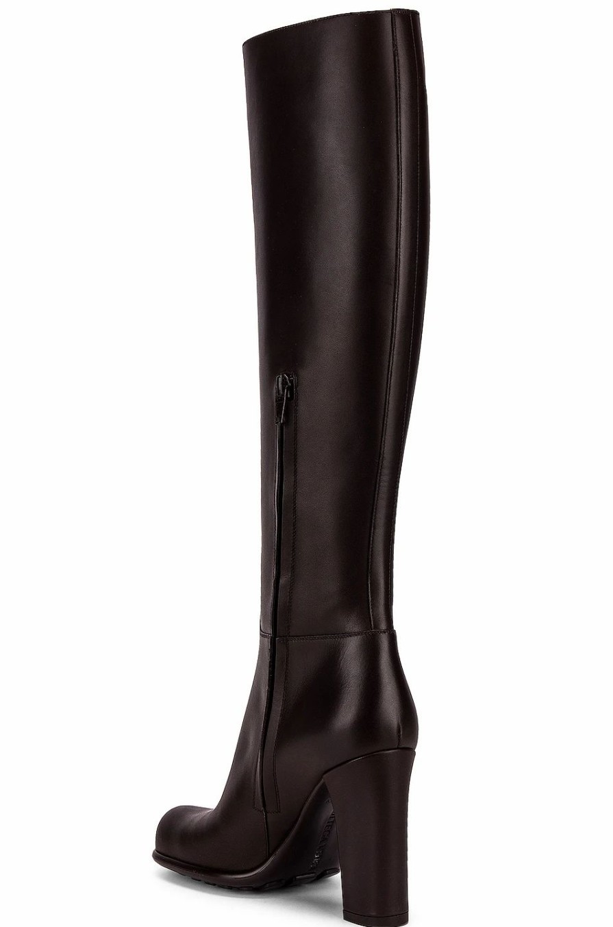 Clearance * Bottega Veneta Leather Knee High Boots