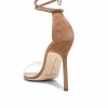 Clearance * Manolo Blahnik 105 Suede Estro Sandals