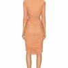 Clearance * Norma Kamali Long Sleeve Tara Dress