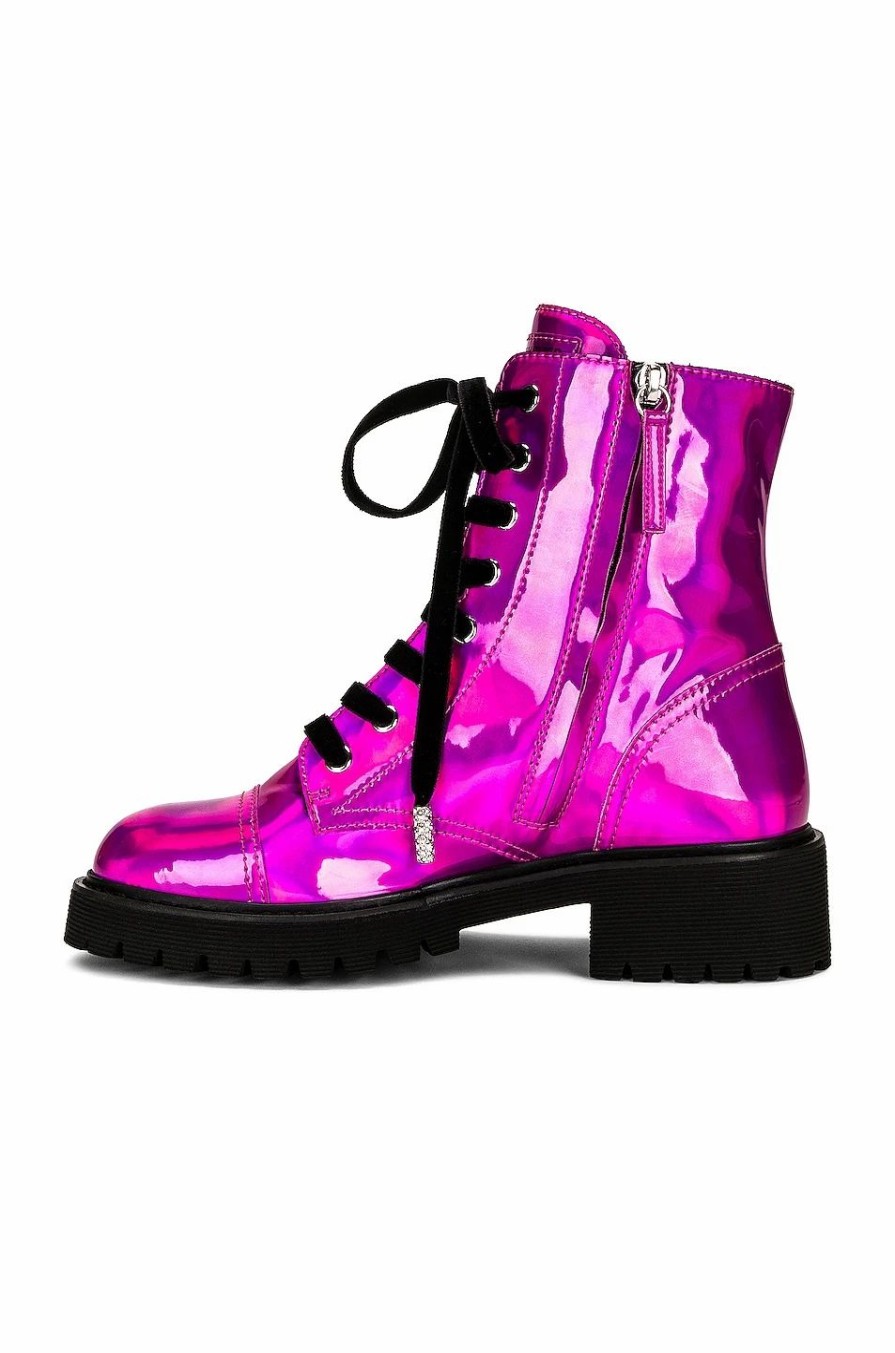 Wholesale * Alexandre Vauthier Mirror Combat Boot