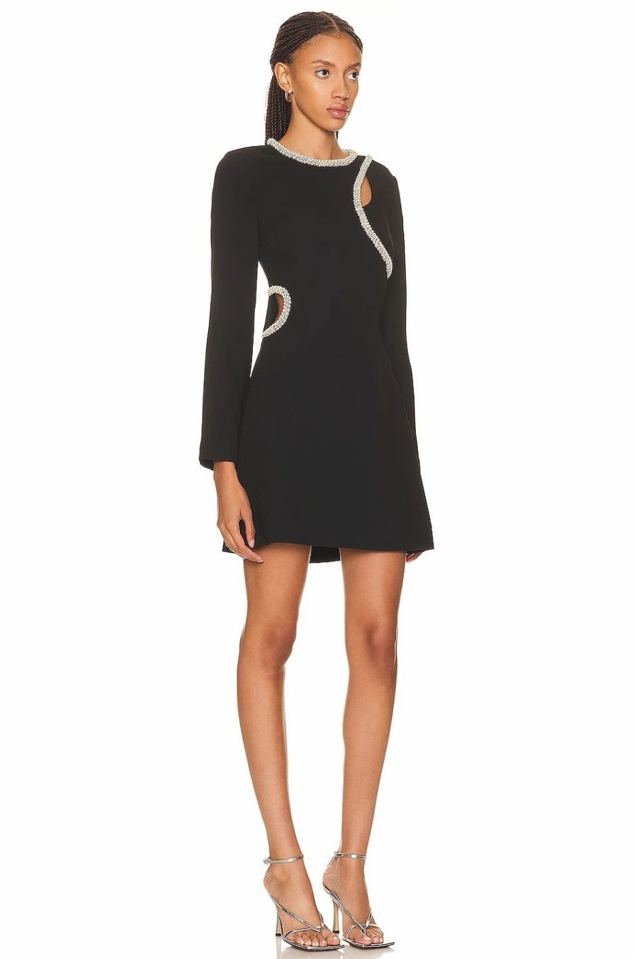 Best * Simkhai Katherine Diamante Cutout Mini Dress