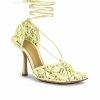 Clearance * Bottega Veneta Stretch Lace Up Sandals