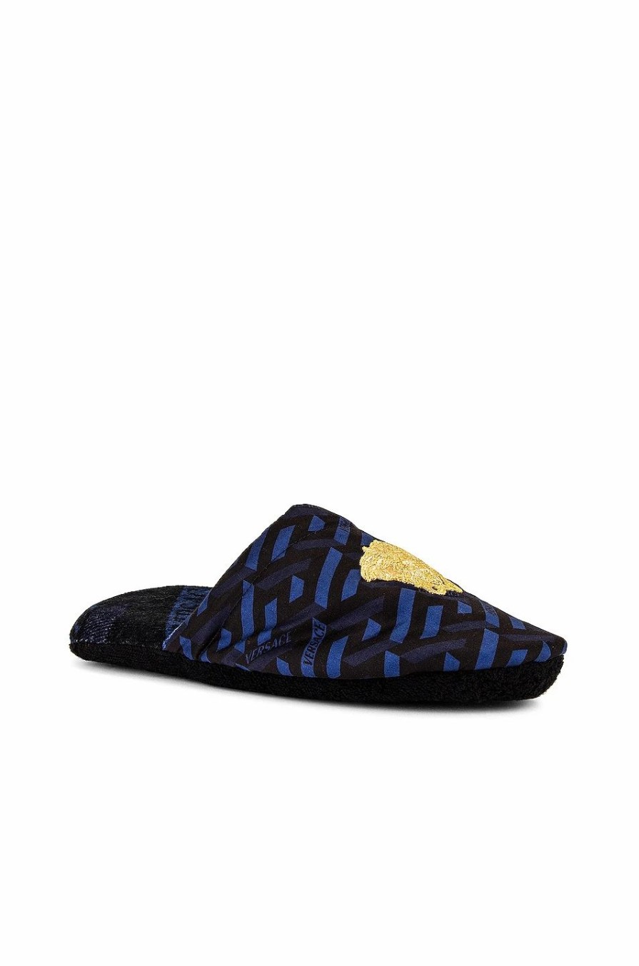 Online * Versace Monogram All Over Slippers