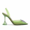 Clearance * Amina Muaddi Begum Glass Heel