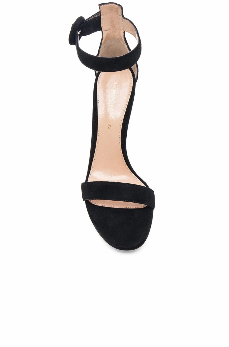 Clearance * Gianvito Rossi Suede Portofino Heels