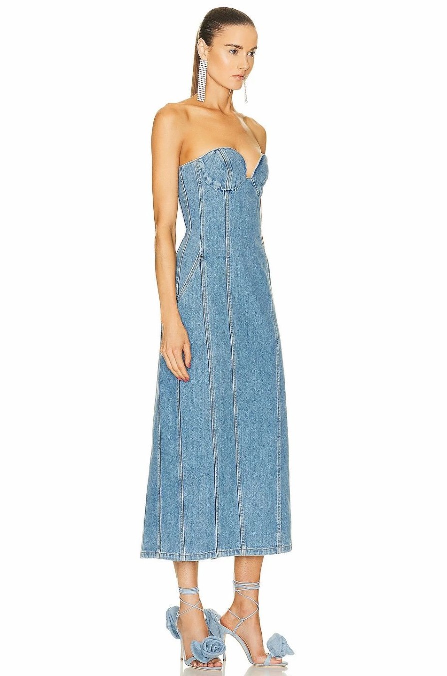 Online * Magda Butrym Denim Dress