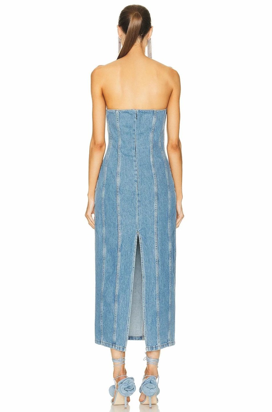 Online * Magda Butrym Denim Dress